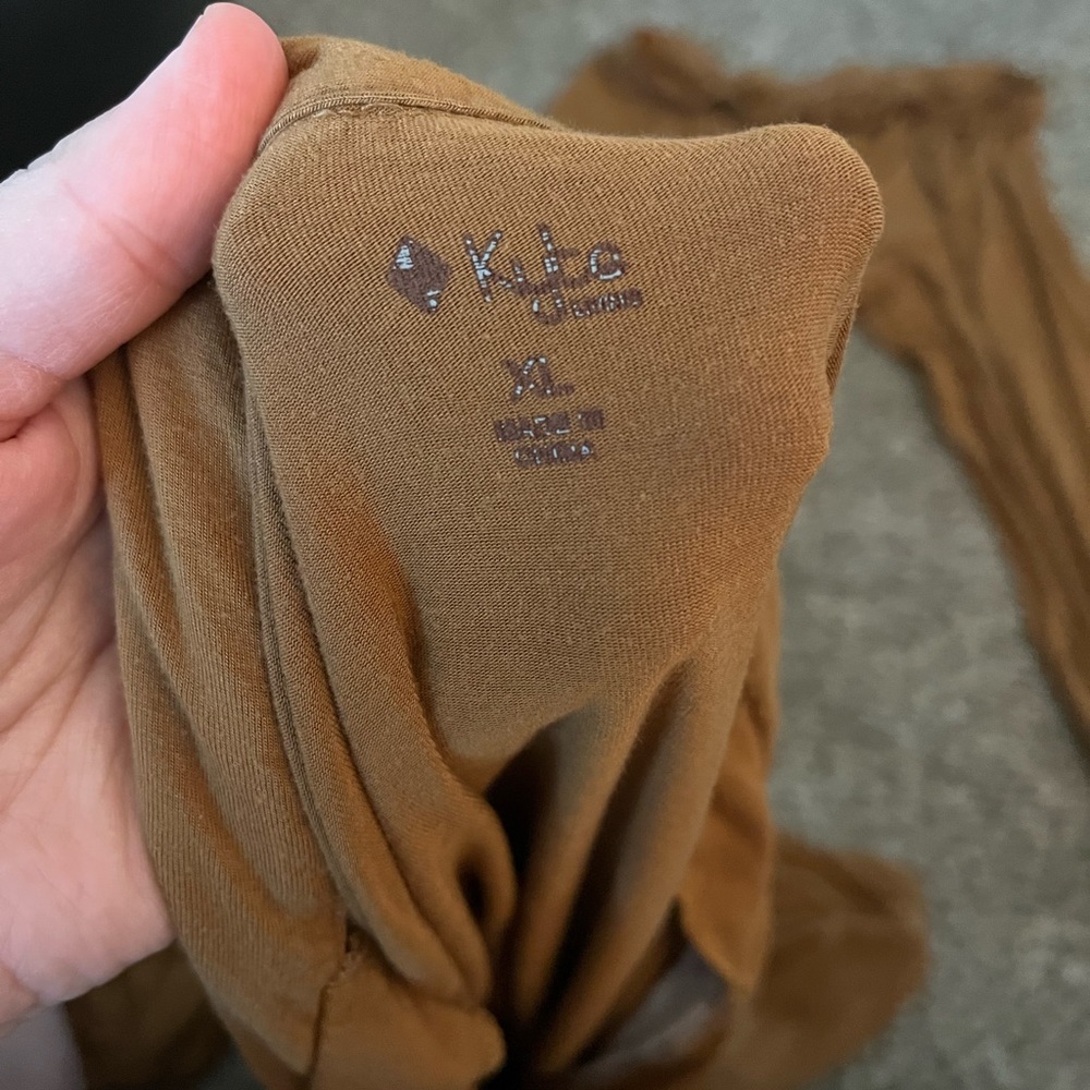 Kyte Baby Womens Size Xl Nutmeg Pjs